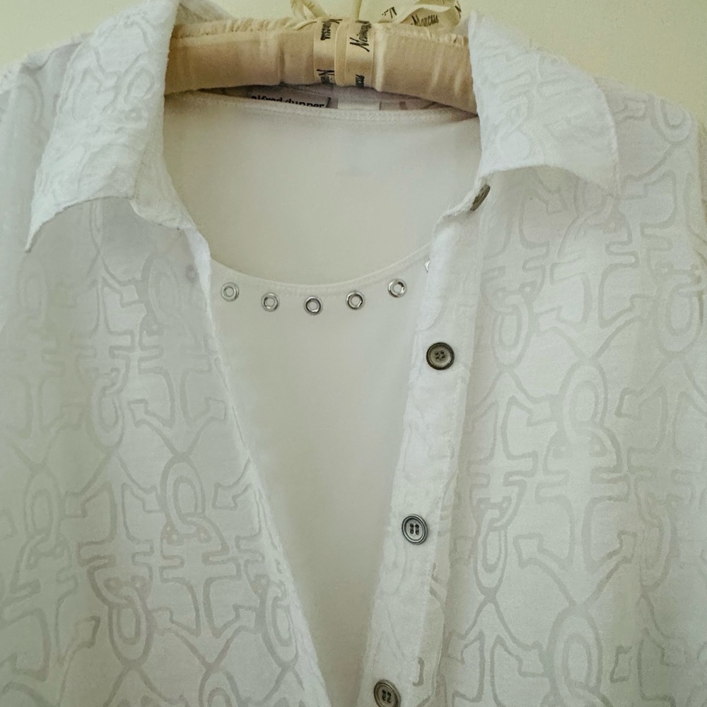 🔴NWOT🔴Two (2) Piece Alfred Dunner Women’s Button Down Blouse & Tank Top, 18W - Picture 2 of 4